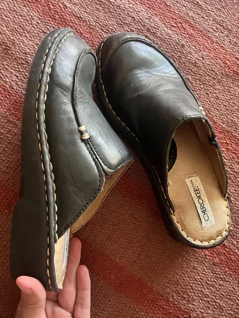 Cherokee Women's Brown and Black Clogs